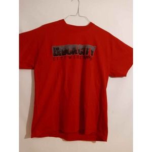 MEN'S "BRICK CITY CITYWIDE JEANS" TEE SHIRT - Size L / Red
